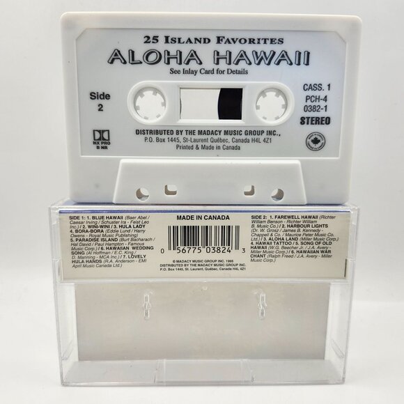 Aloha Hawaii 25 Island Favorites Double Cassette Madacy - Picture 6 of 10